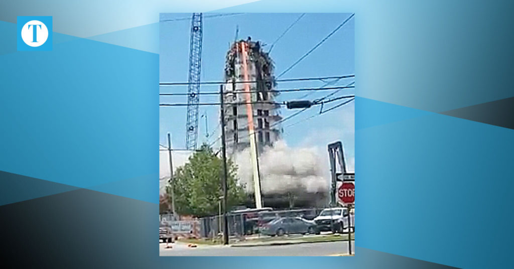 Remaining floors of Gabe’s Tower collapse; no one injured The