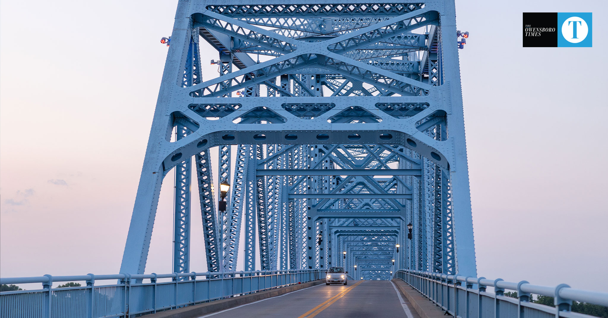 Video: First drive across the reopened Owensboro Bridge