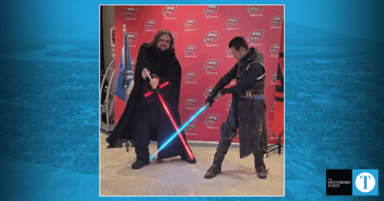 Video: Local saber guild performs at WKU Basketball Star Wars Night