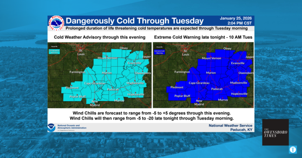 Latest from NWS: Dangerous cold continues, more winter weather possible next weekend