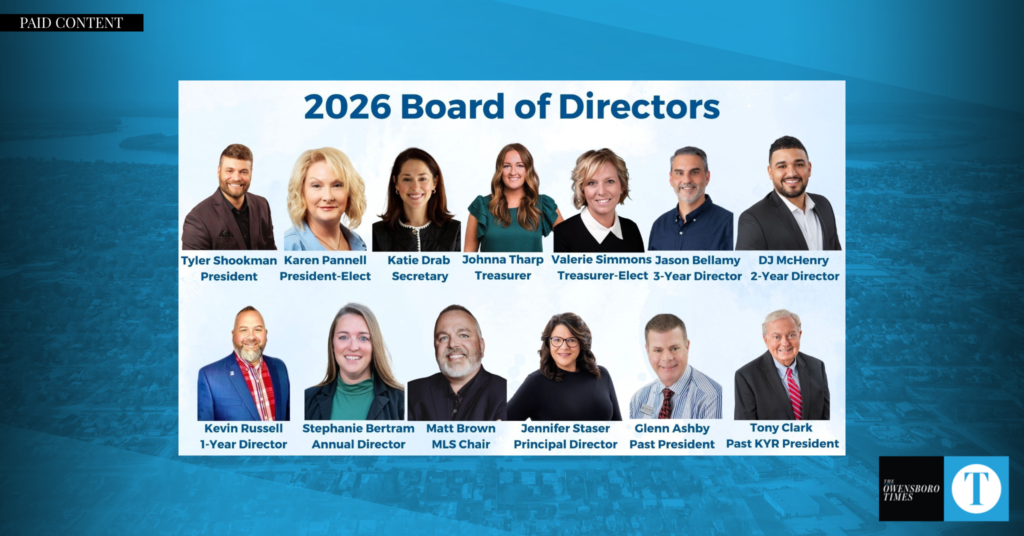 Greater Owensboro Realtor Association announces 2026 Board of Directors ...