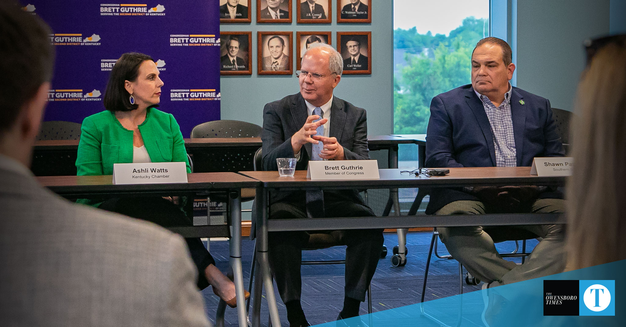 Guthrie discusses data centers, farming, AI, tariffs, Iran during Owensboro business roundtable