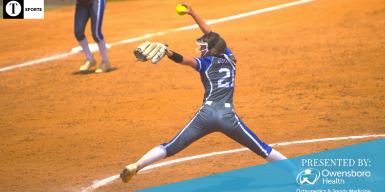 Apollo's Mollie Julian pitches against North Hardin in State Tournament l Photo by Max Rayman
