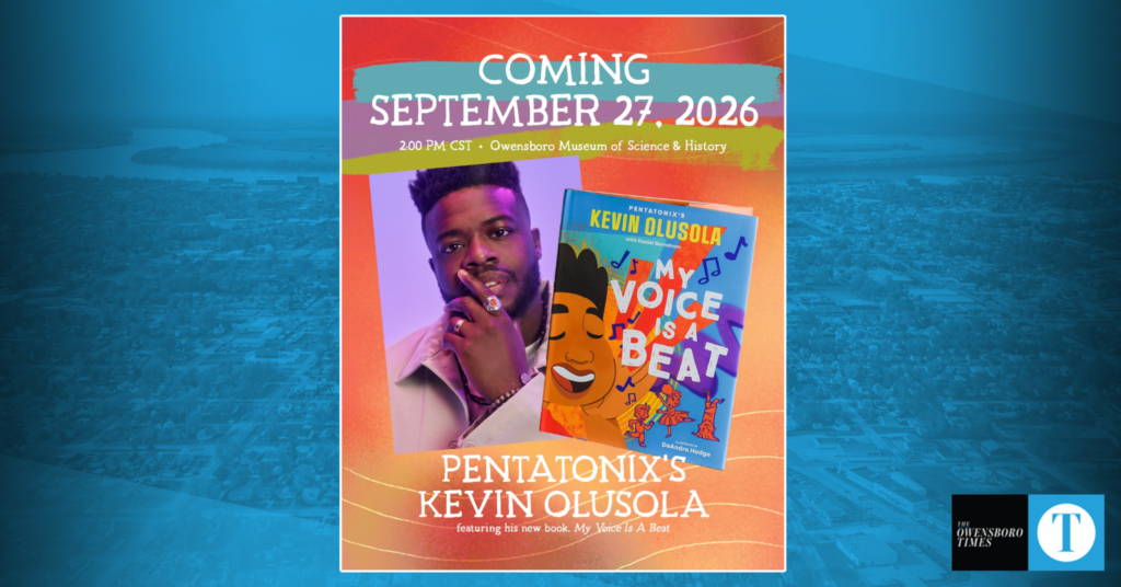 Pentatonix’s Kevin Olusola returning home to Owensboro for book event, performance