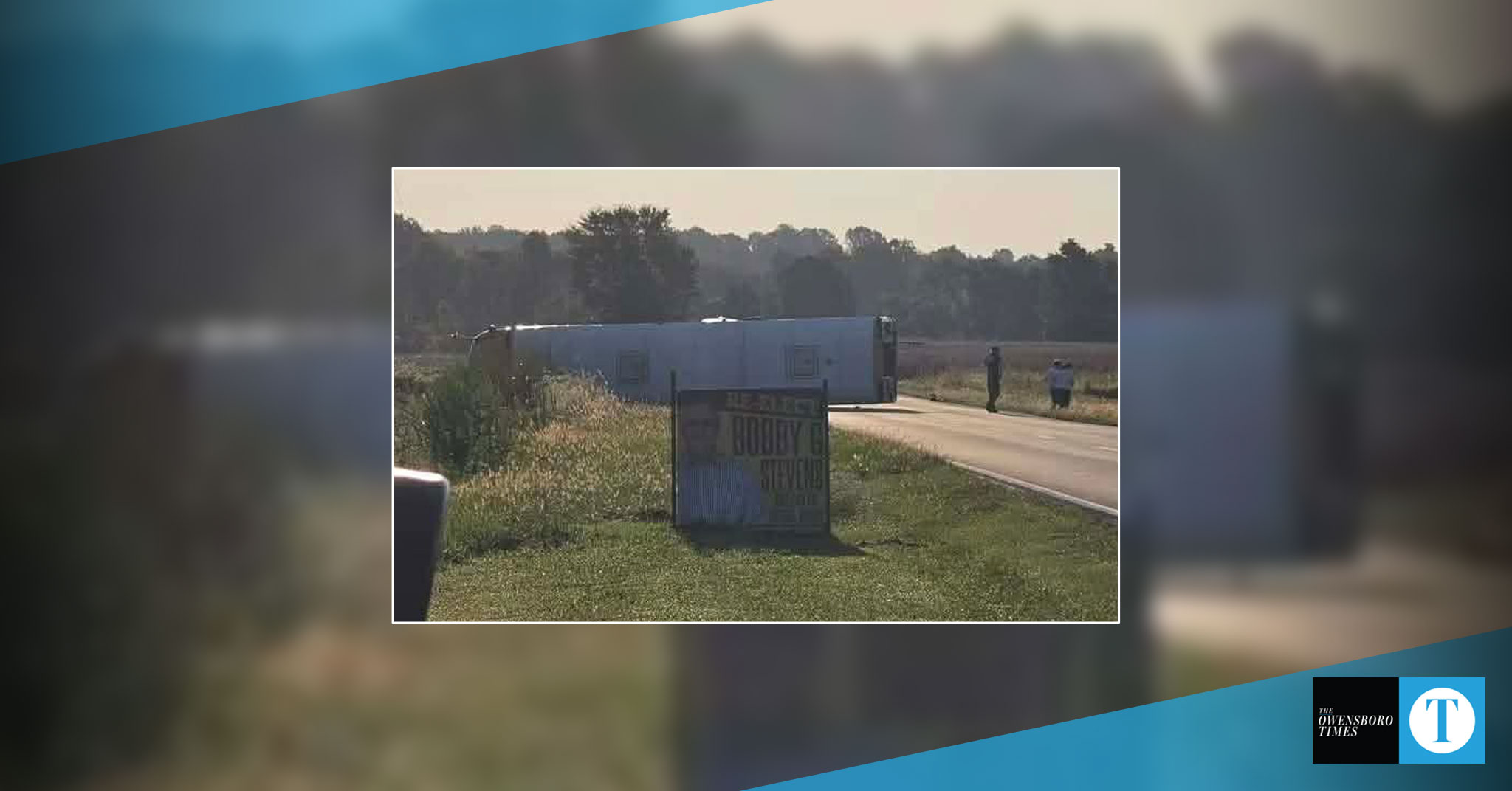 No serious injuries reported after McLean County school bus overturns in crash