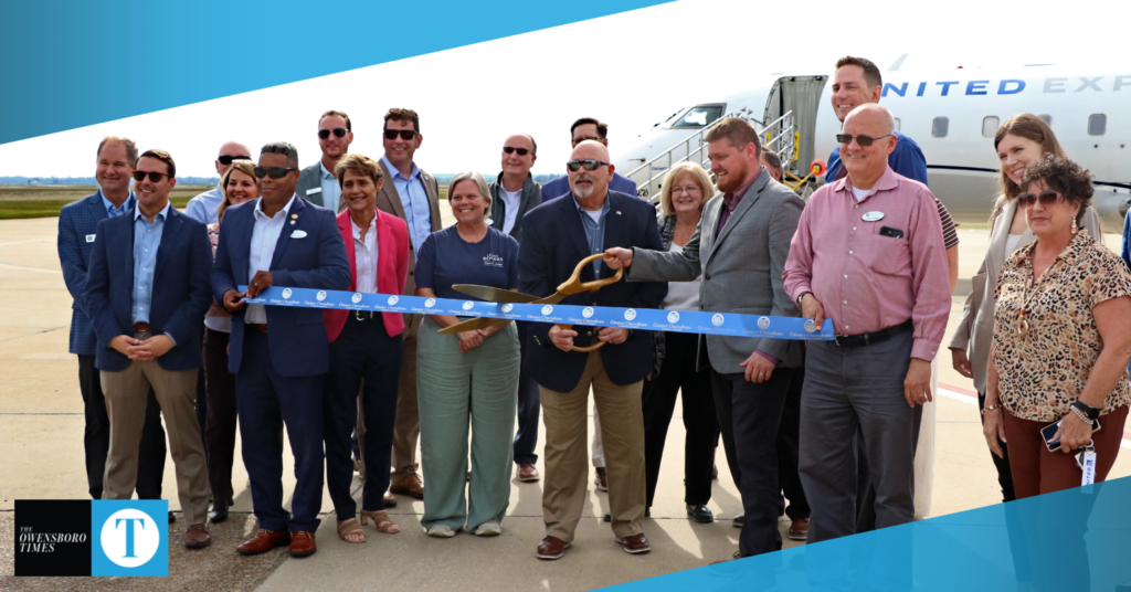 OWB celebrates new United Express flights to Chicago and Washington, D.C.